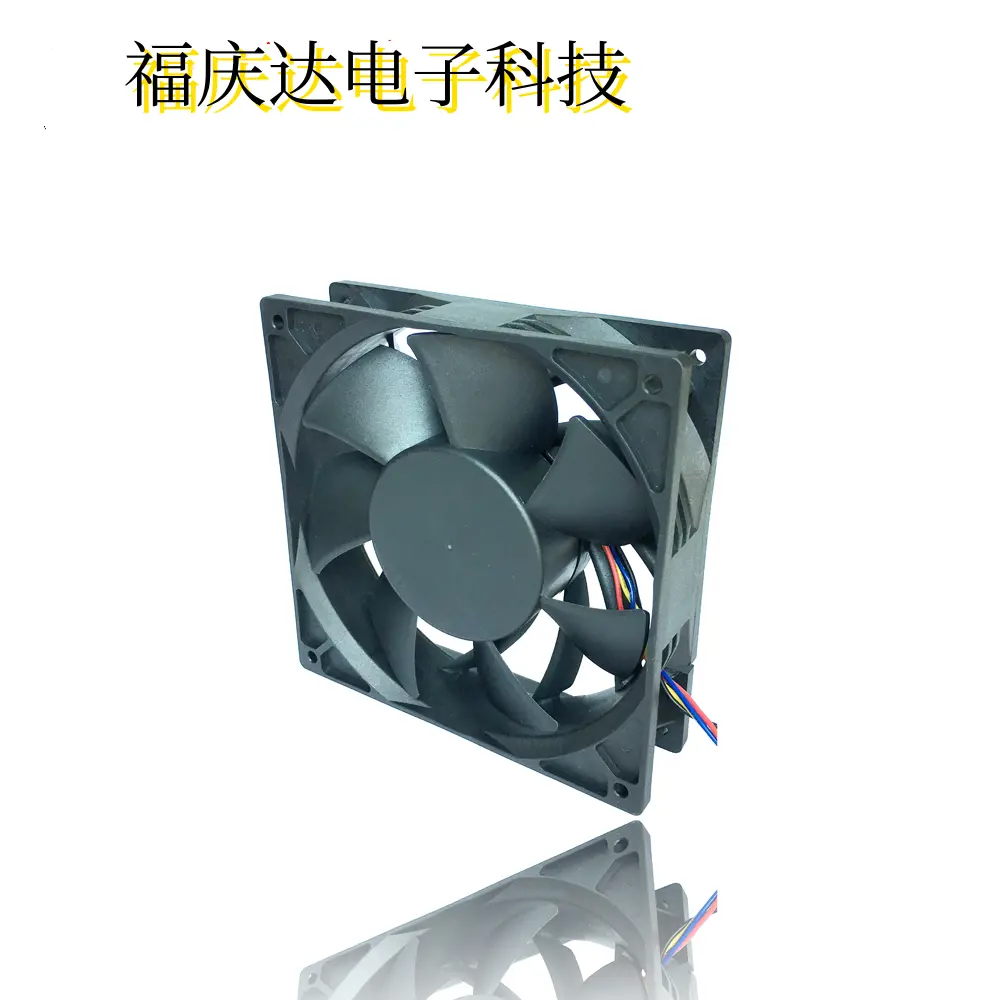 What is the energy consumption of the fan under high-temperature and low-temperature conditions?
